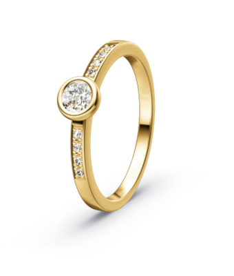 Verlovingsring  solitaire 0.290 ct