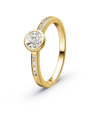 Verlovingsring  solitaire 0.500 ct