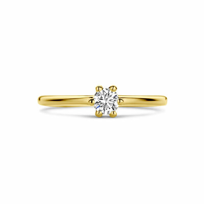aanzoeksring diamant 0.10ct h si