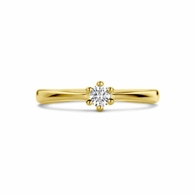 aanzoeksring diamant 0.15ct h si
