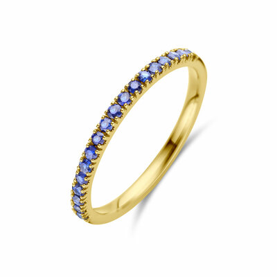 ring met geboortesteen saffier september