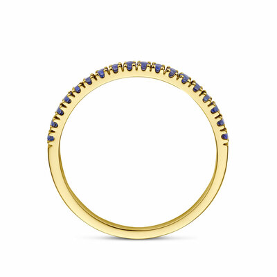 ring met geboortesteen saffier september