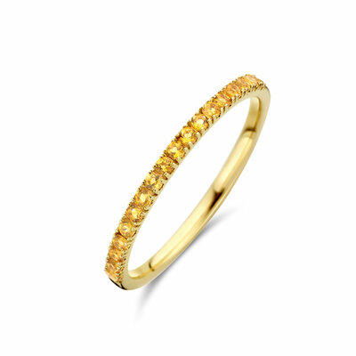 ring met geboortesteen citrien november