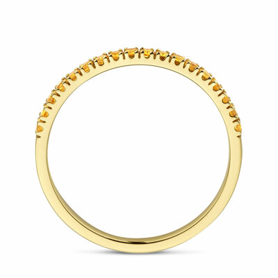 ring met geboortesteen citrien november