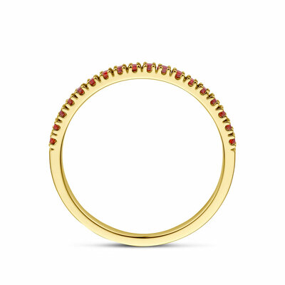 ring met geboortesteen granaat januari