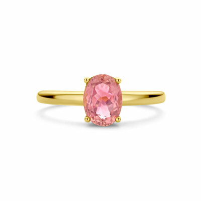ring roze toermalijn