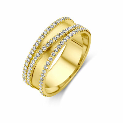ring diamant 0.44ct h si