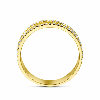 ring diamant 0.44ct h si