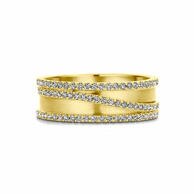 ring diamant 0.44ct h si