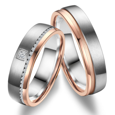 Trouwringen titanium
