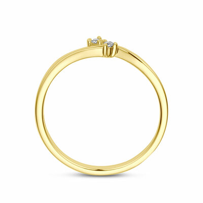 ring diamant 0.03ct h si