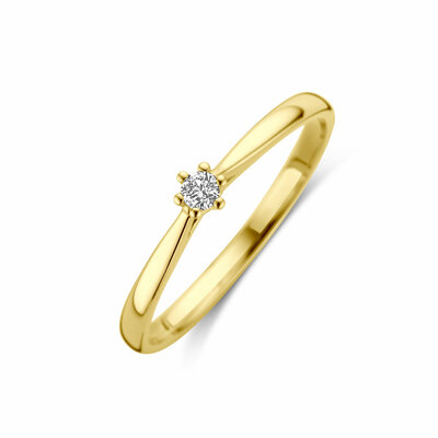 ring diamant 0.05ct h si