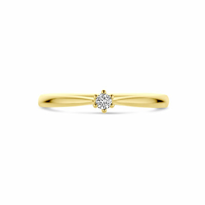 ring diamant 0.05ct h si