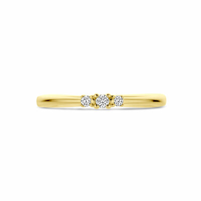ring trilogie diamant 0.08ct h si