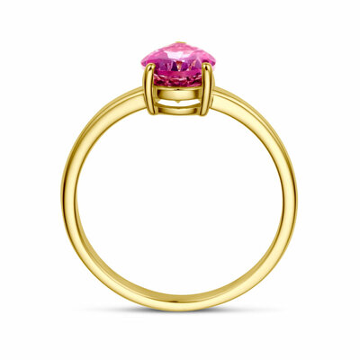 ring roze topaas