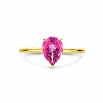 ring roze topaas