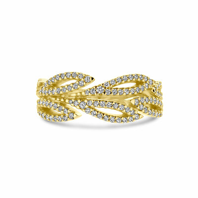 ring diamant 0.55ct h si