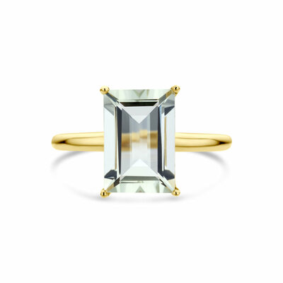 ring groen amethist