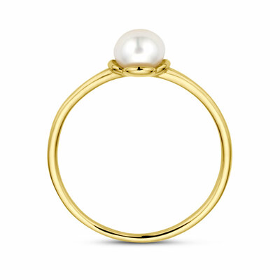 ring bloem parel