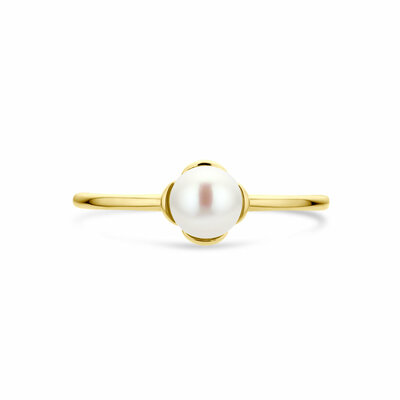 ring bloem parel