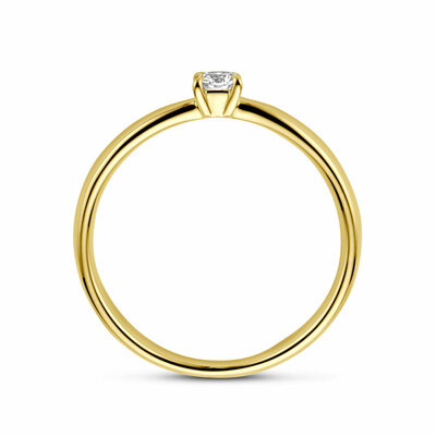 aanzoeksring diamant 0.15ct