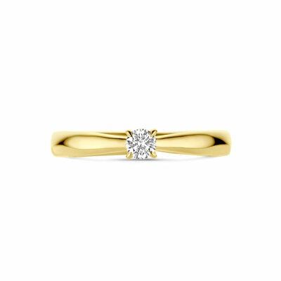 aanzoeksring diamant 0.15ct