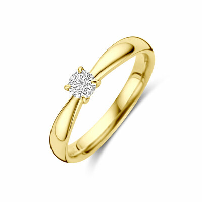 aanzoeksring diamant 0.25ct h si