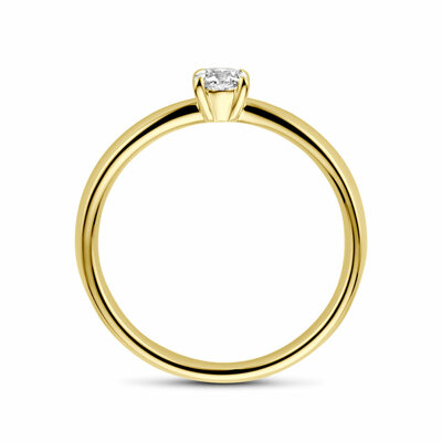 aanzoeksring diamant 0.25ct h si