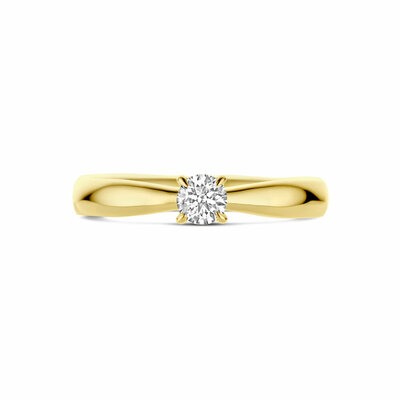 aanzoeksring diamant 0.25ct h si