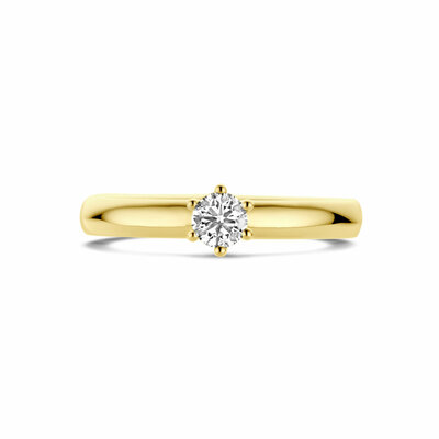 aanzoeksring diamant 0.25ct h si