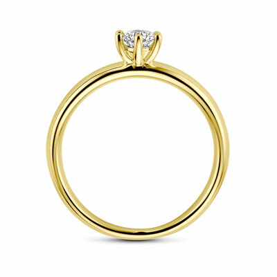 aanzoeksring diamant 0.33ct h si