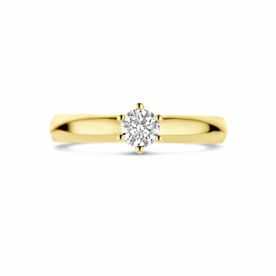 aanzoeksring diamant 0.33ct h si