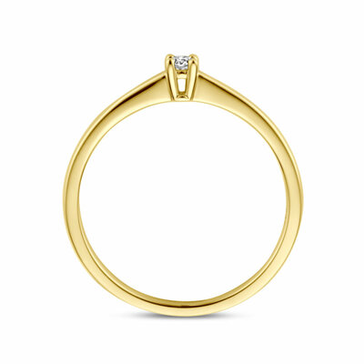 ring diamant 0.05ct h si
