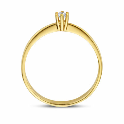 ring diamant 0.05ct h si