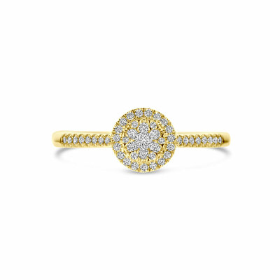 ring diamant 0.19ct h si