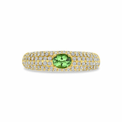 ring tsavoriet en diamant 0.65ct si