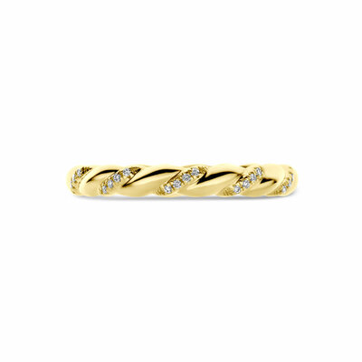 ring diamant 0.09ct h si