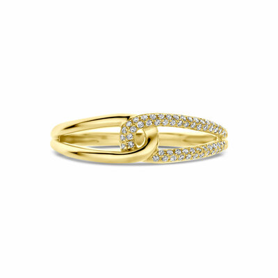 ring diamant 0.14ct h si