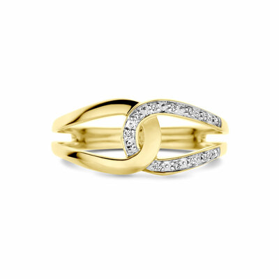 ring diamant 0.03ct h si
