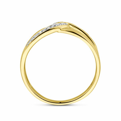 ring diamant 0.06ct h si
