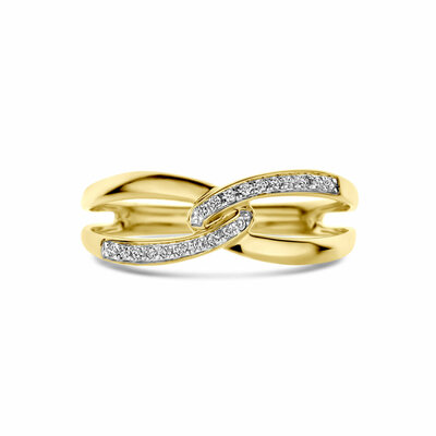 ring diamant 0.06ct h si