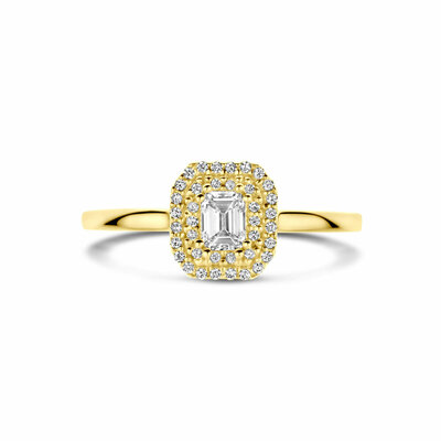 ring diamant 0.36ct h si