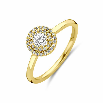 ring diamant 0.36ct h si