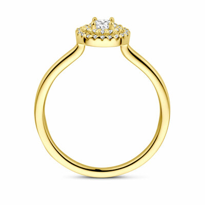 ring diamant 0.36ct h si