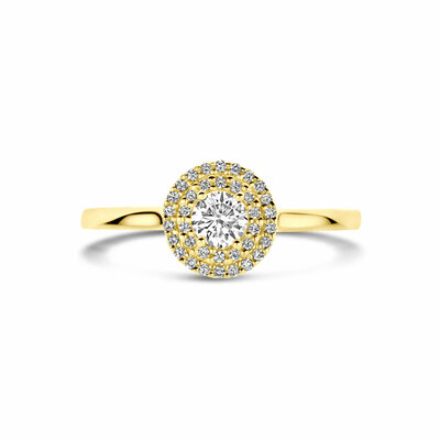 ring diamant 0.36ct h si