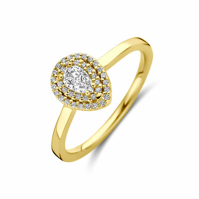 ring diamant 0.36ct h si