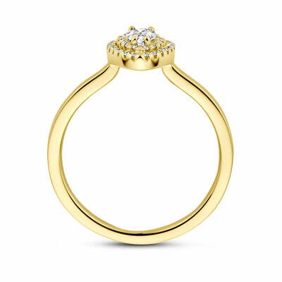 ring diamant 0.36ct h si
