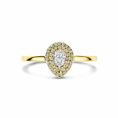ring diamant 0.36ct h si