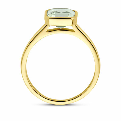ring groen amethist
