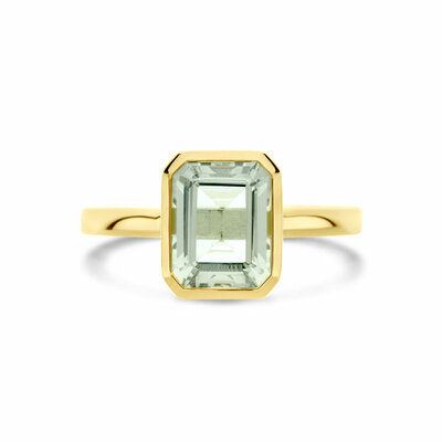 ring groen amethist